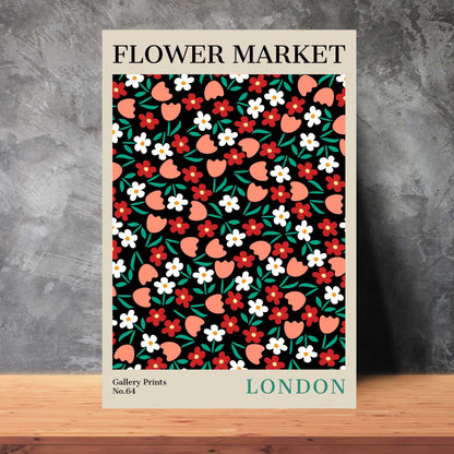 London Flower Market Poster | S02