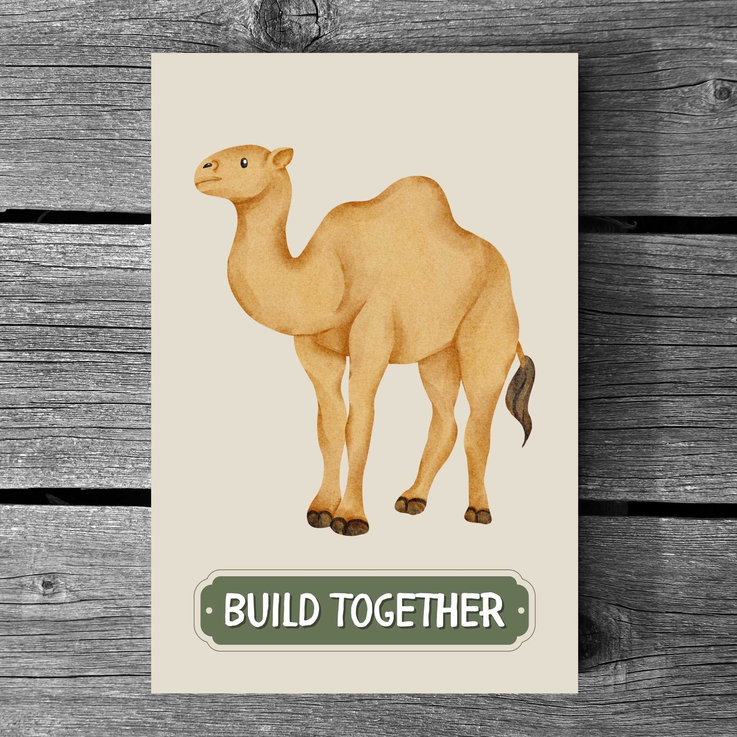 Build Together Camel Poster | S01