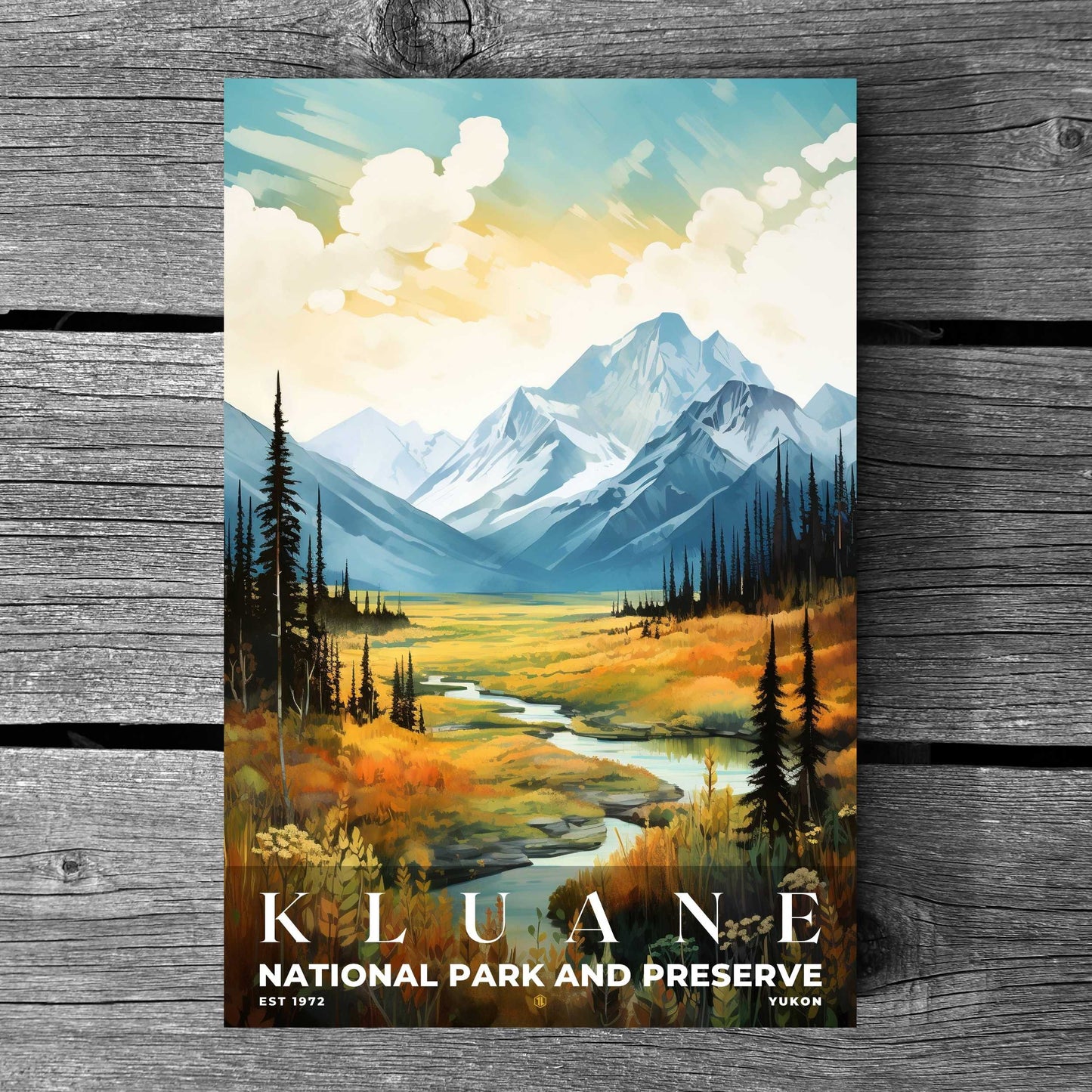 Kluane National Park Reserve Poster | S08