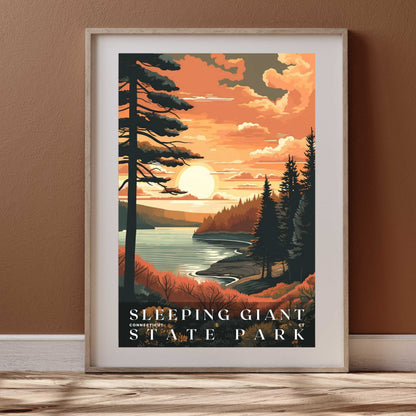 Sleeping Giant State Park Poster | US Travel | S01