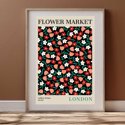 London Flower Market Poster | S02