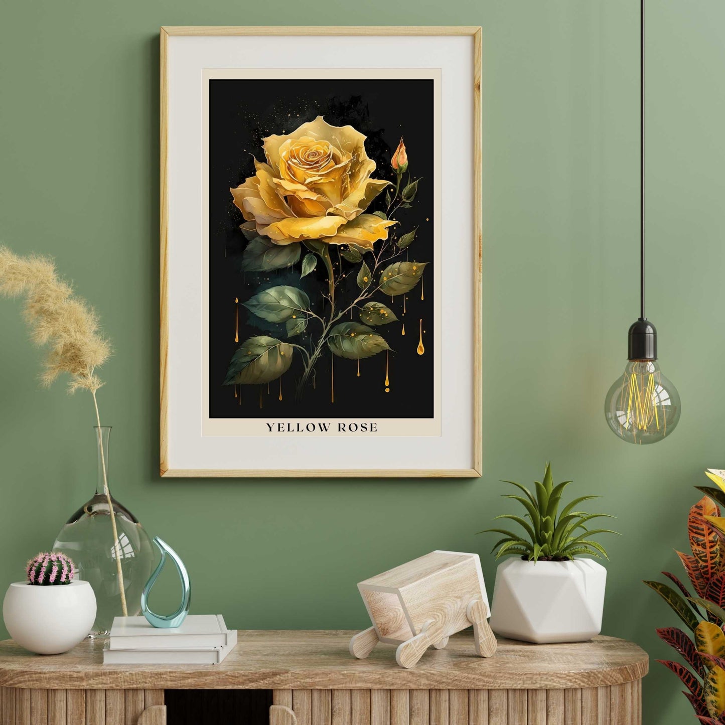 Yellow Rose Poster | S01