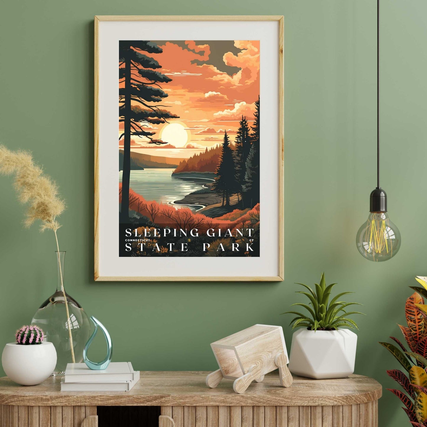 Sleeping Giant State Park Poster | US Travel | S01