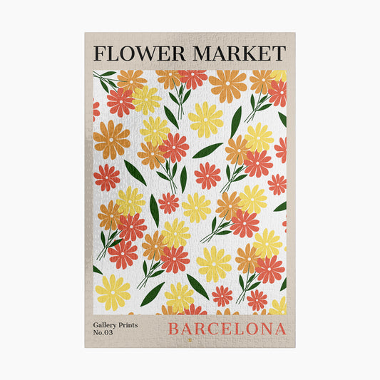 Barcelona Flower Market Puzzle | S01