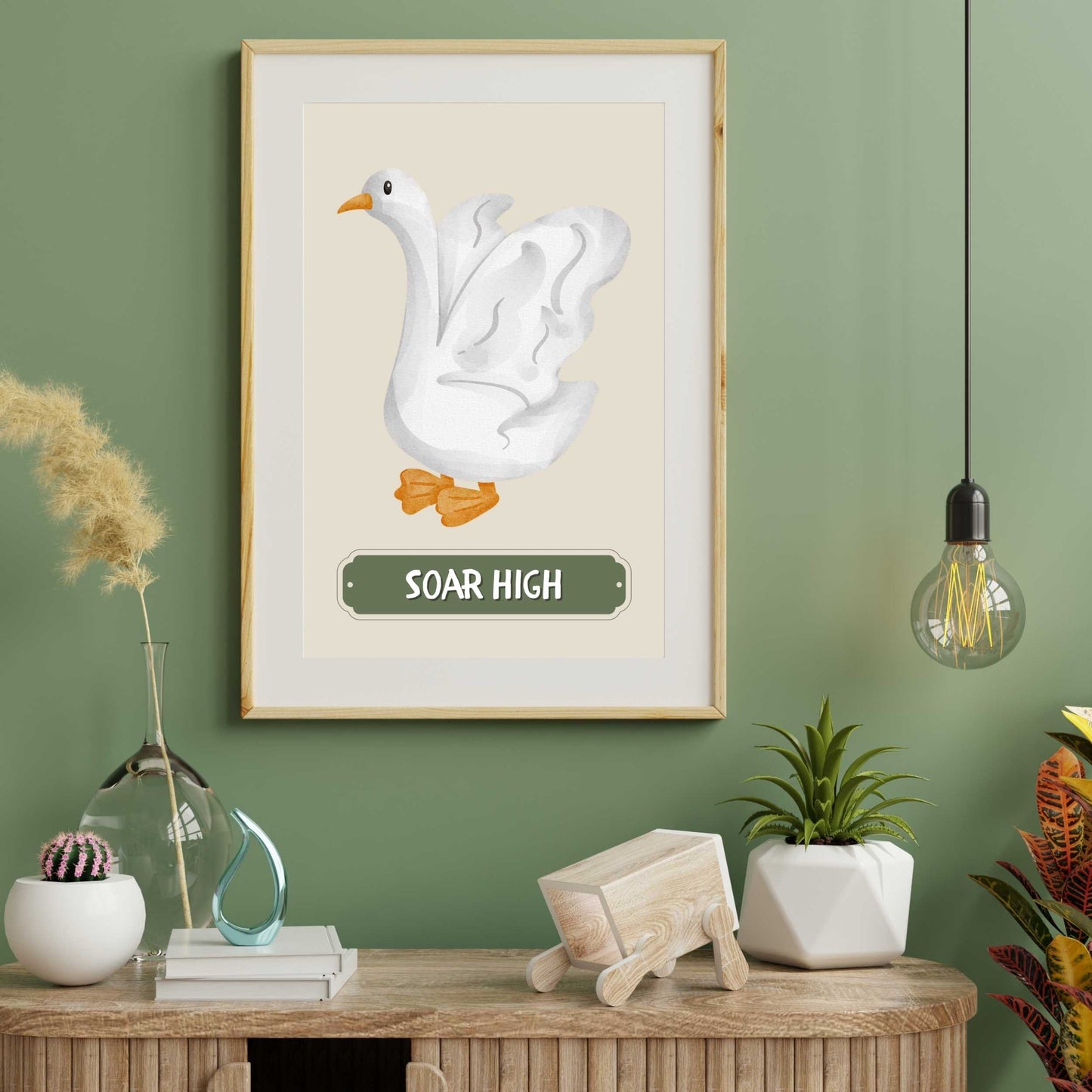 Soar High Swan Poster | S01