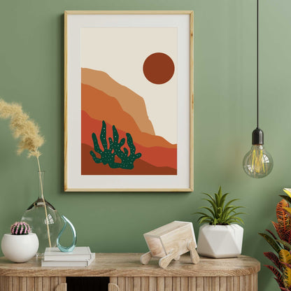 Boho Landscape Poster #02 | S01