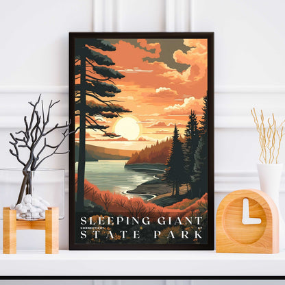 Sleeping Giant State Park Poster | US Travel | S01