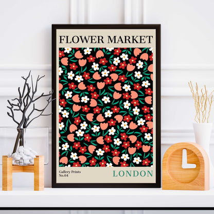 London Flower Market Poster | S02