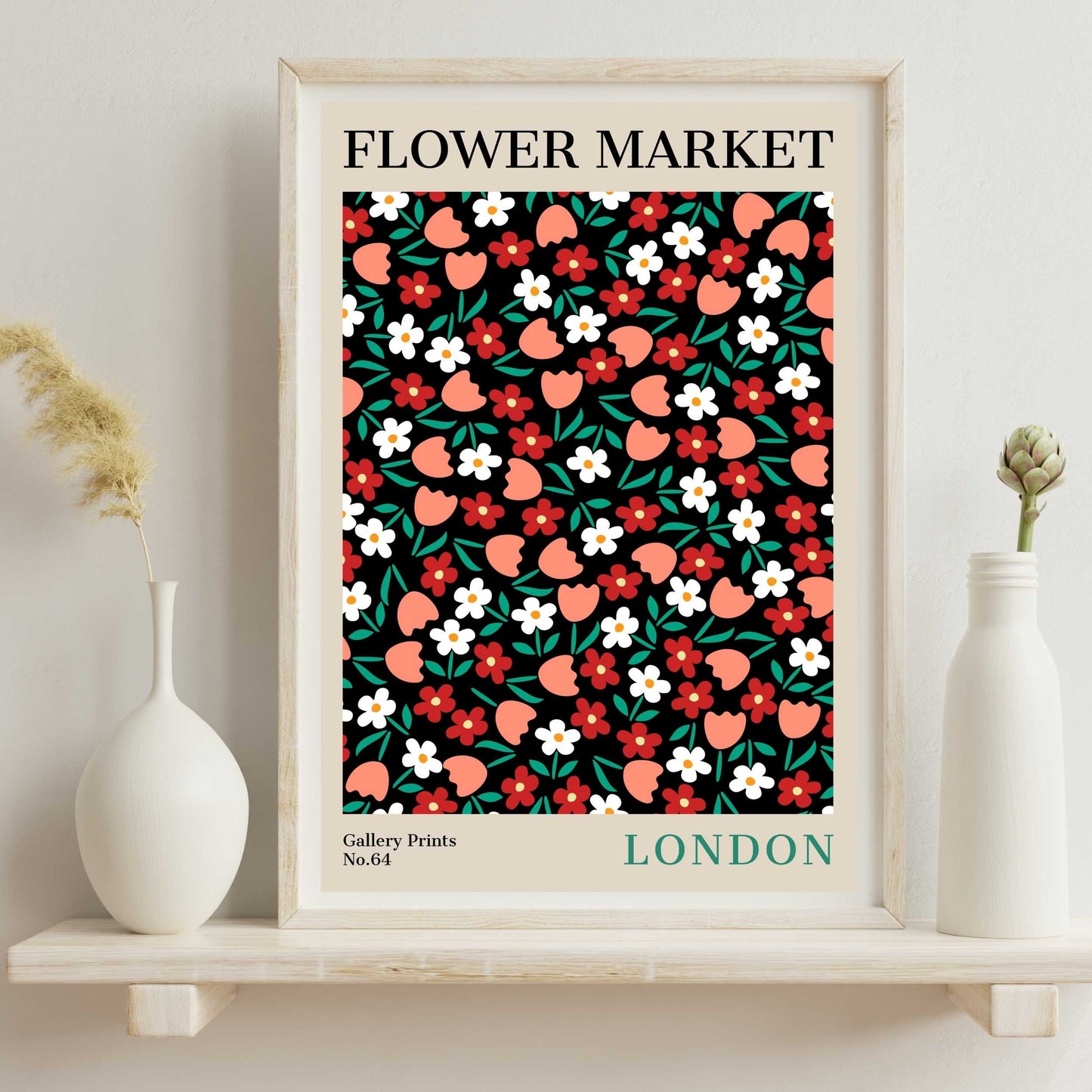 London Flower Market Poster | S02