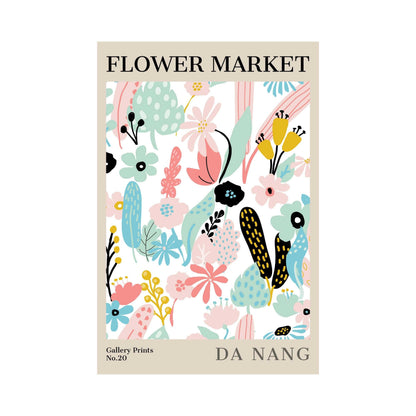 Da Nang Flower Market Poster | S01