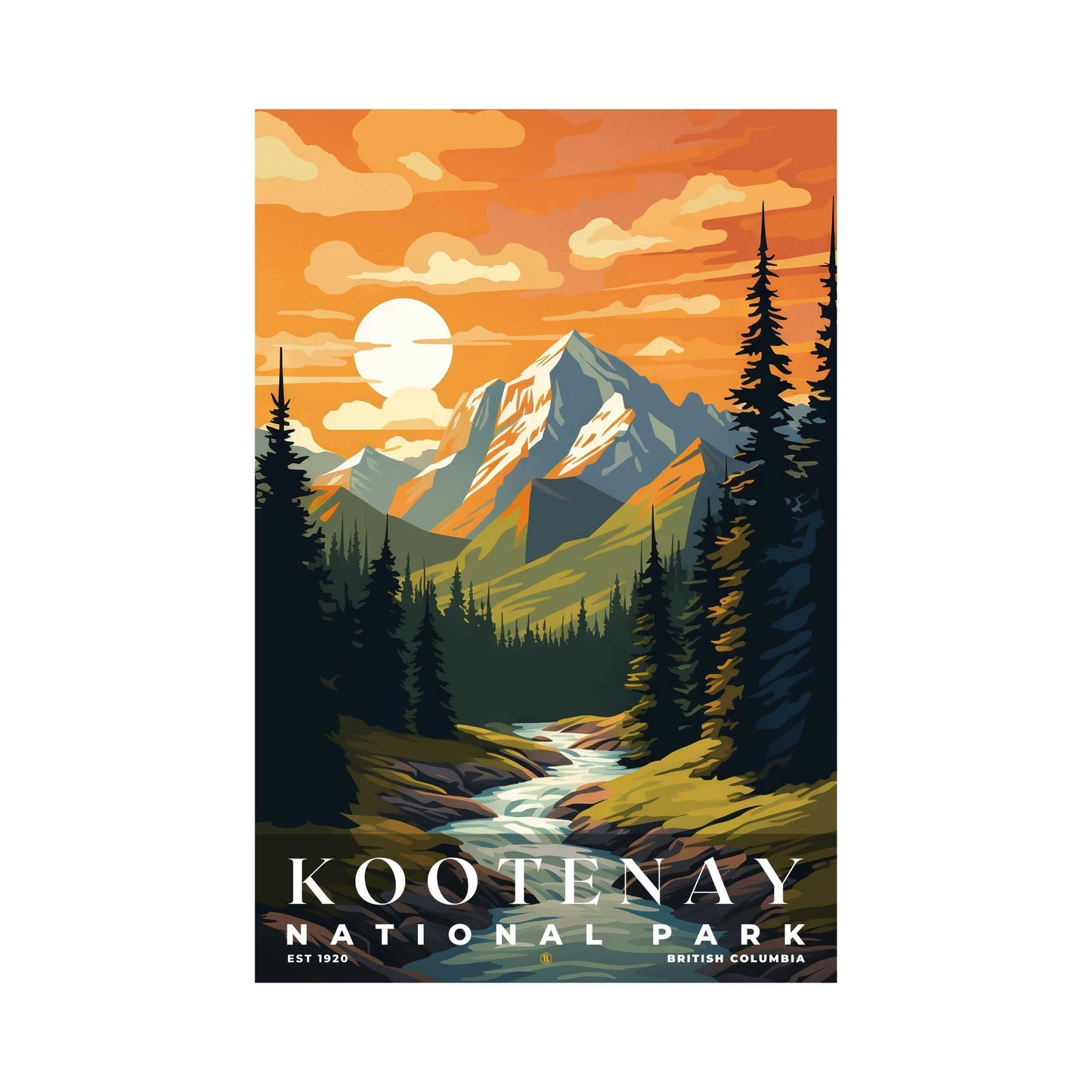 Kootenay National Park Poster | S05