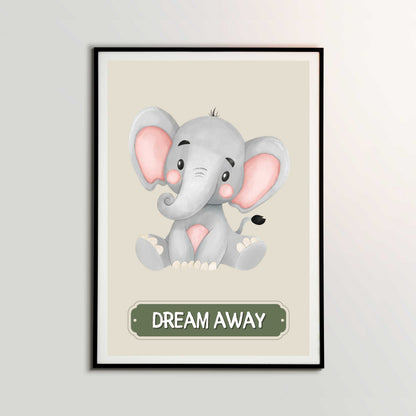 Dream Away Elephant Poster | S01