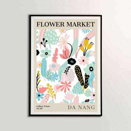 Da Nang Flower Market Poster | S01