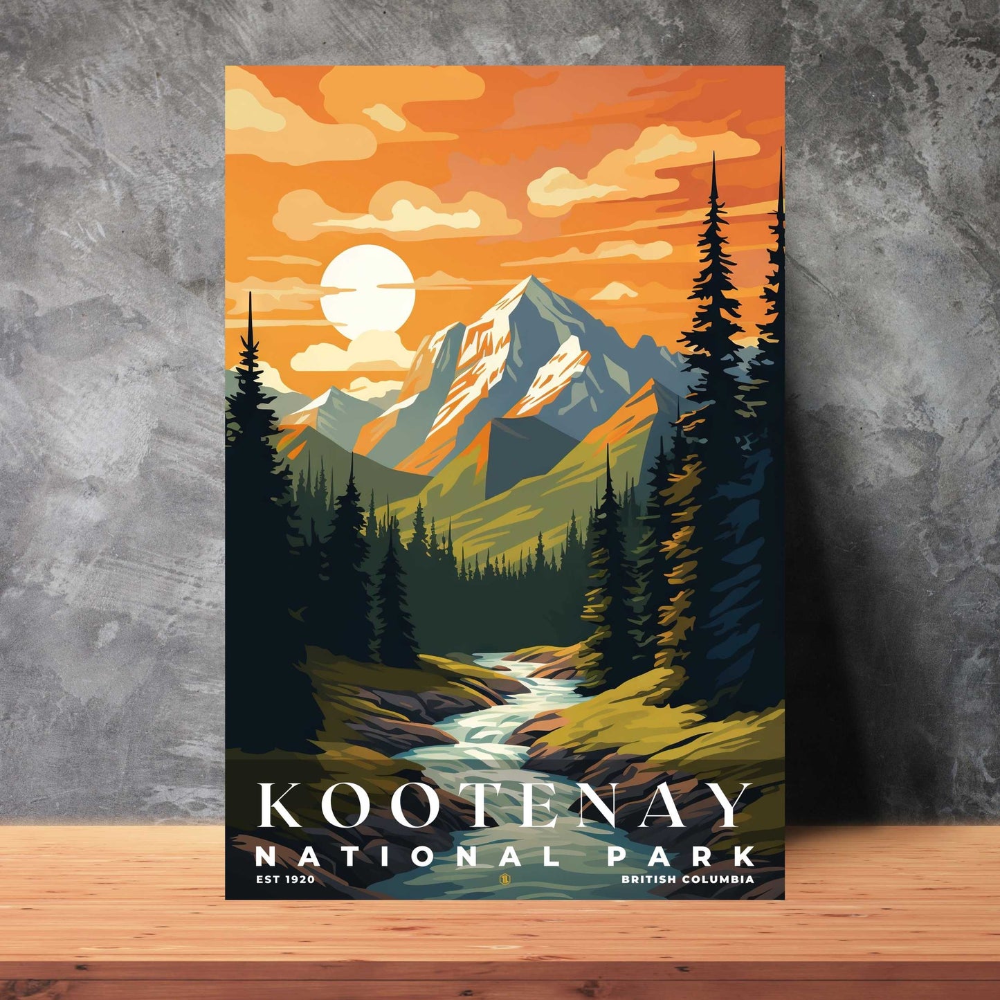 Kootenay National Park Poster | S05