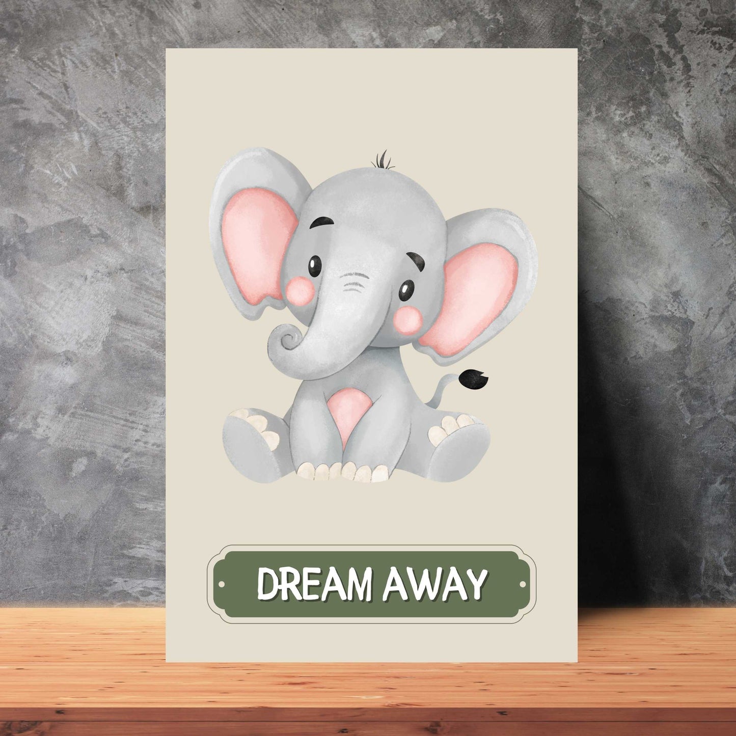 Dream Away Elephant Poster | S01