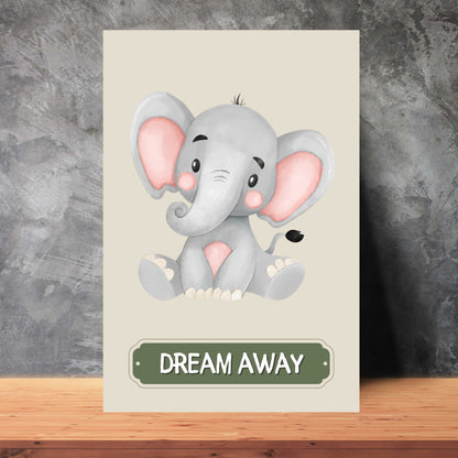Dream Away Elephant Poster | S01