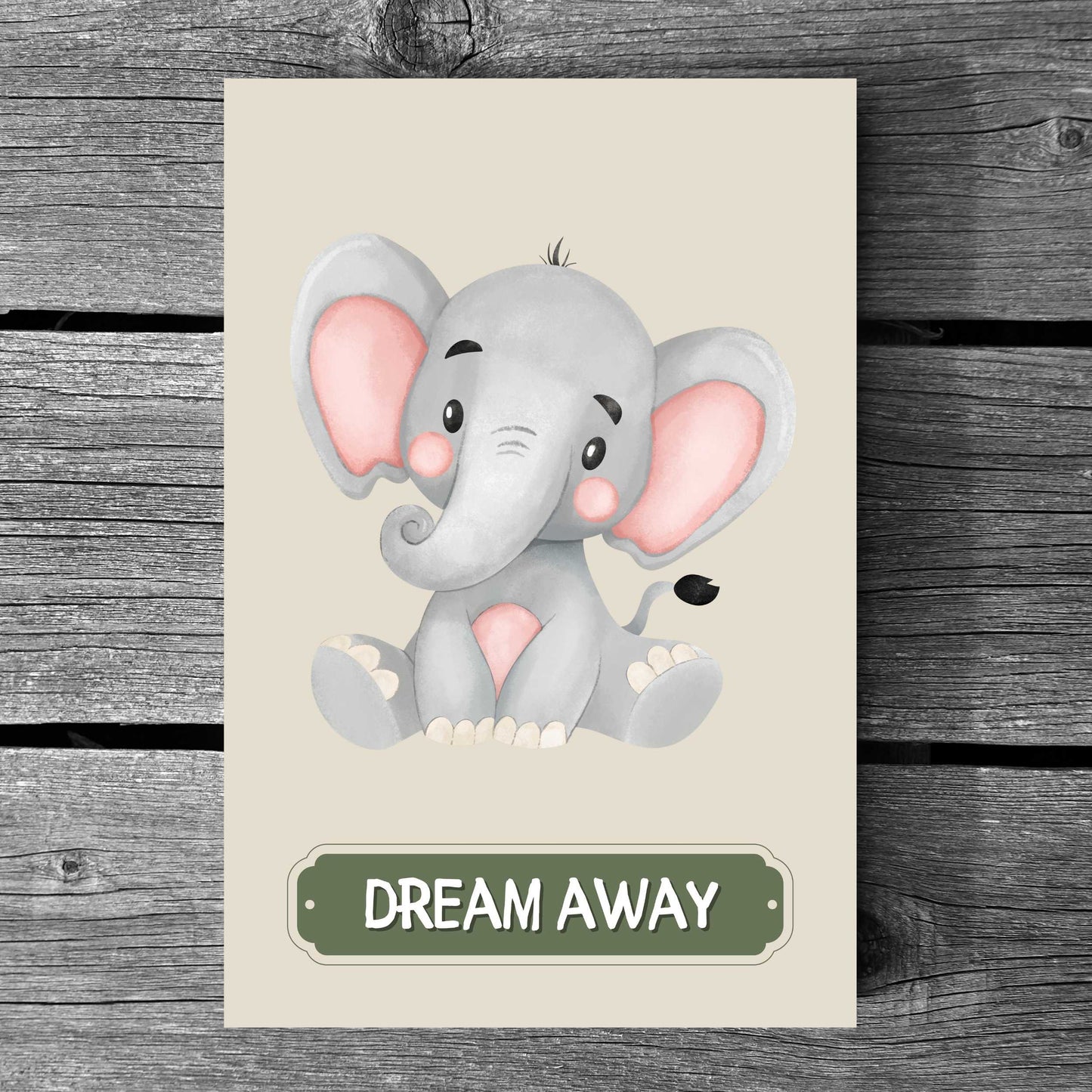 Dream Away Elephant Poster | S01