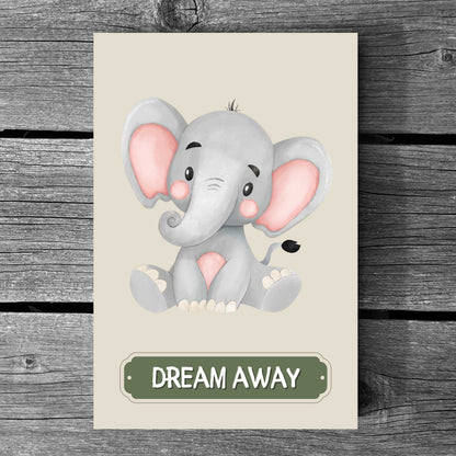 Dream Away Elephant Poster | S01