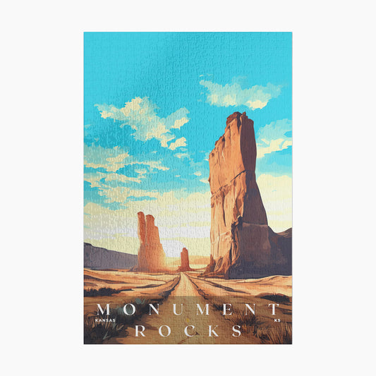 Monument Rocks Puzzle | US Travel | S01