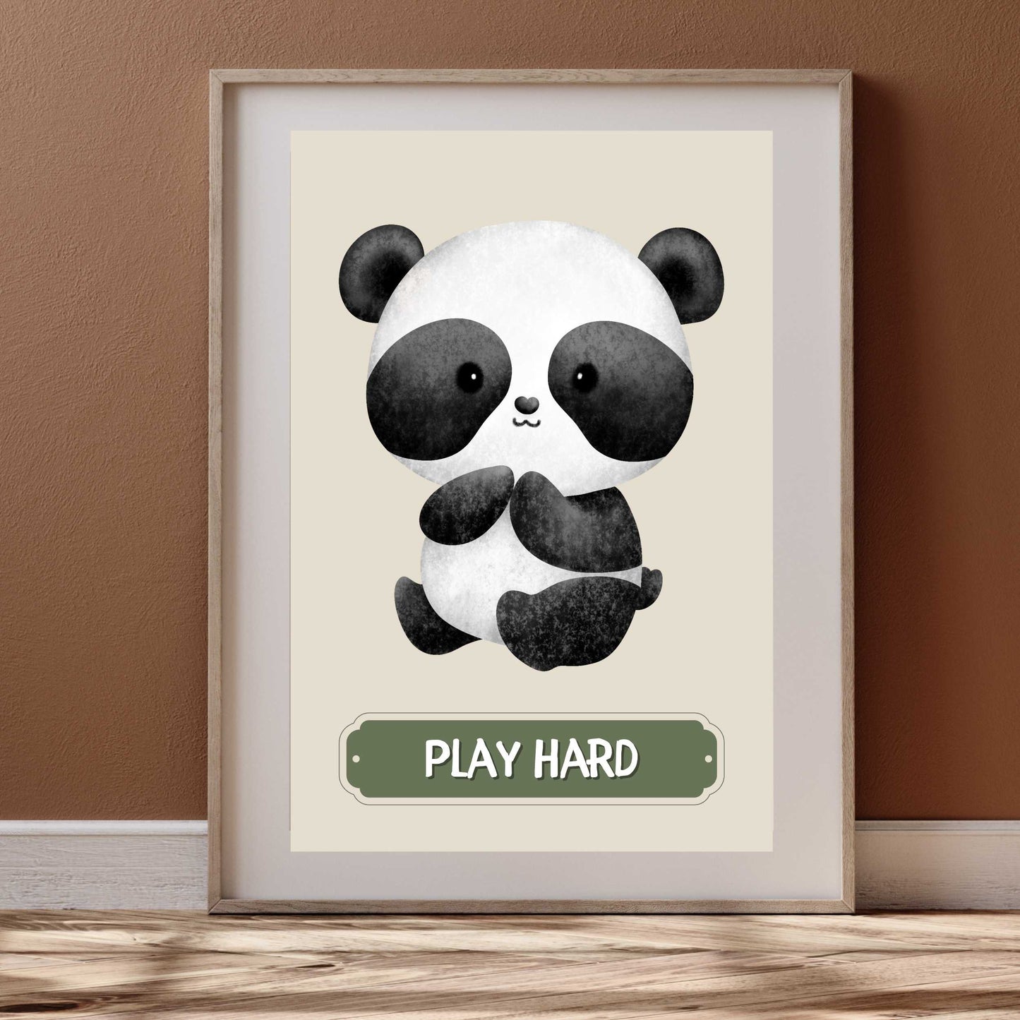 Play Hard Panda Poster | S01