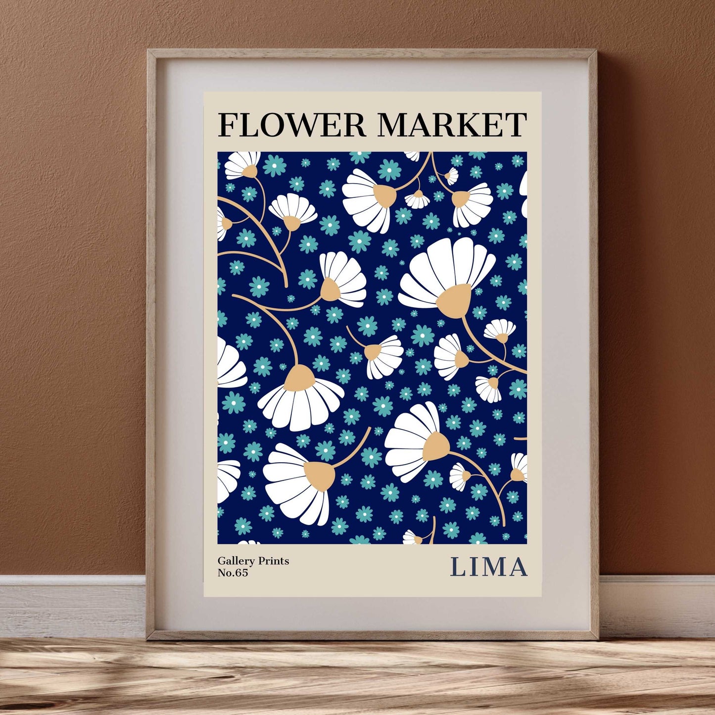 Lima Flower Market Poster | S02