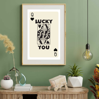 Lucky You Queen of Spades Poster