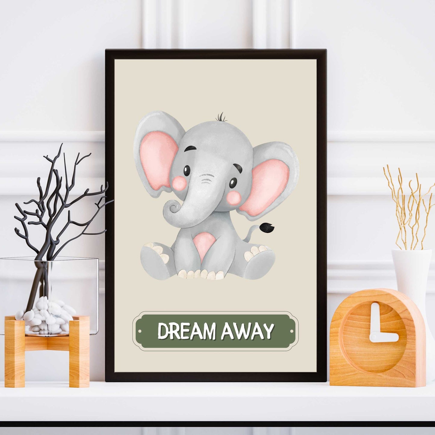 Dream Away Elephant Poster | S01