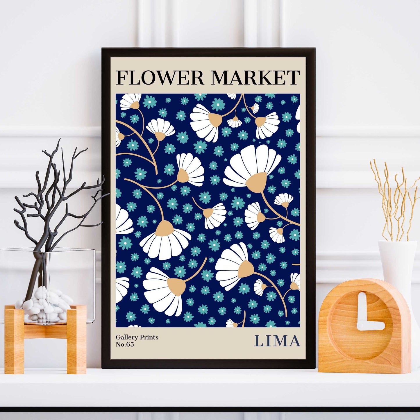 Lima Flower Market Poster | S02