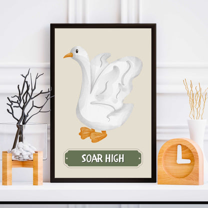 Soar High Swan Poster | S01