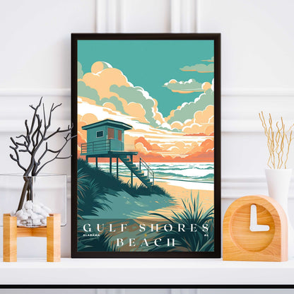 Gulf Shores Beach Poster | US Travel | S01