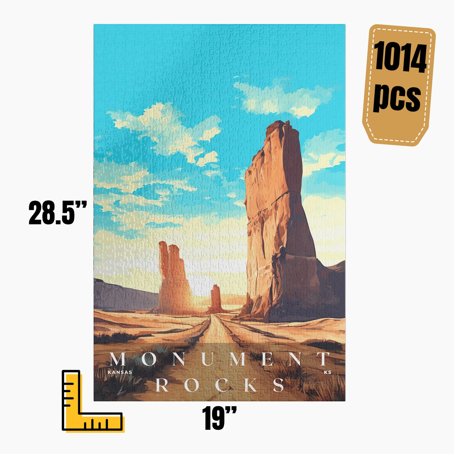 Monument Rocks Puzzle | US Travel | S01