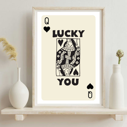 Lucky You Queen of Spades Poster