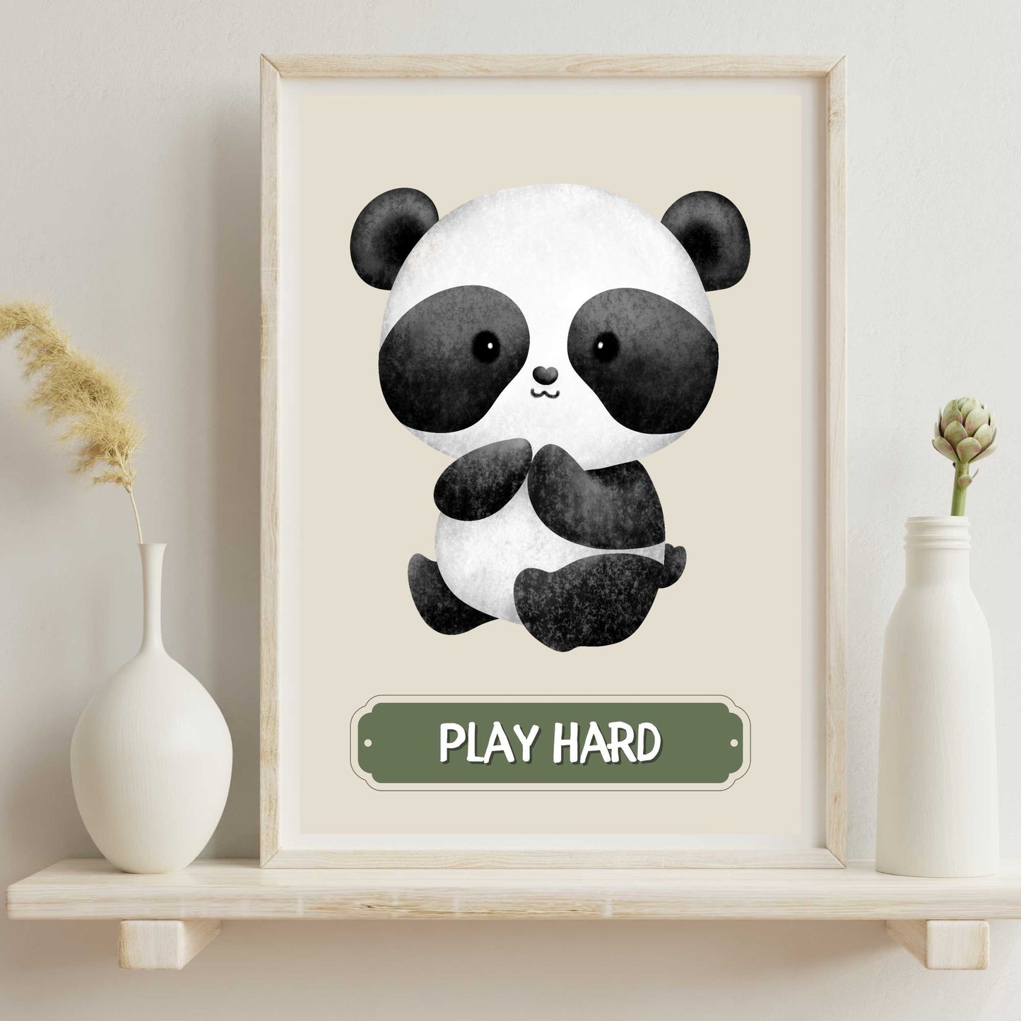 Play Hard Panda Poster | S01