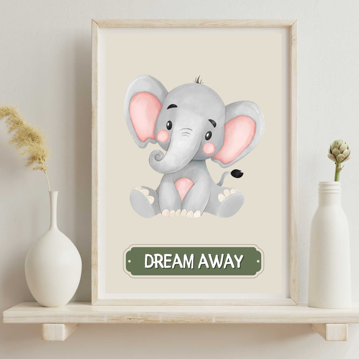 Dream Away Elephant Poster | S01