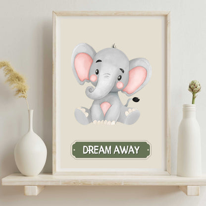 Dream Away Elephant Poster | S01