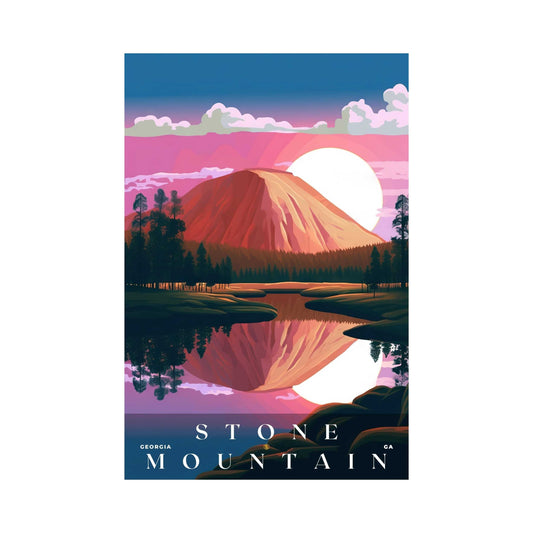 Stone Mountain Poster | US Travel | S01