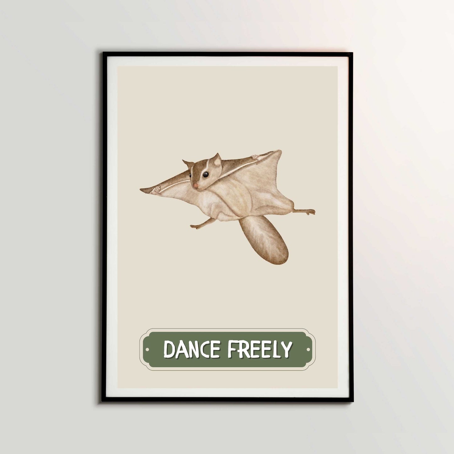 Dance Freely Sugar Glider Poster | S01