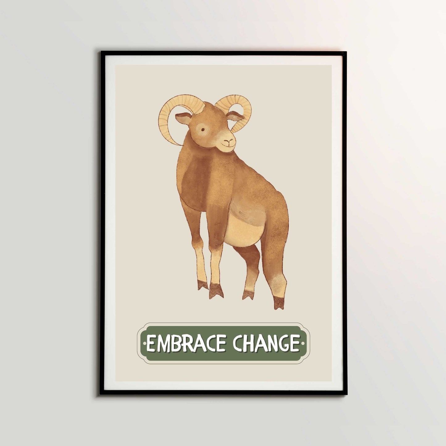 Embrace Change Goat Poster | S01