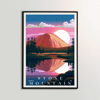 Stone Mountain Poster | US Travel | S01