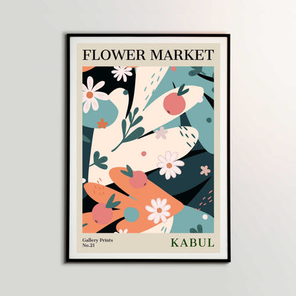 Kabul Flower Market Poster | S01