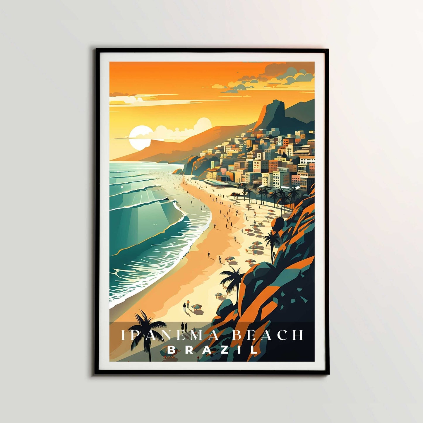 Ipanema Beach Poster | S01