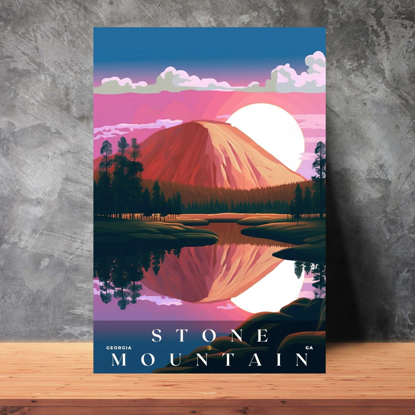 Stone Mountain Poster | US Travel | S01