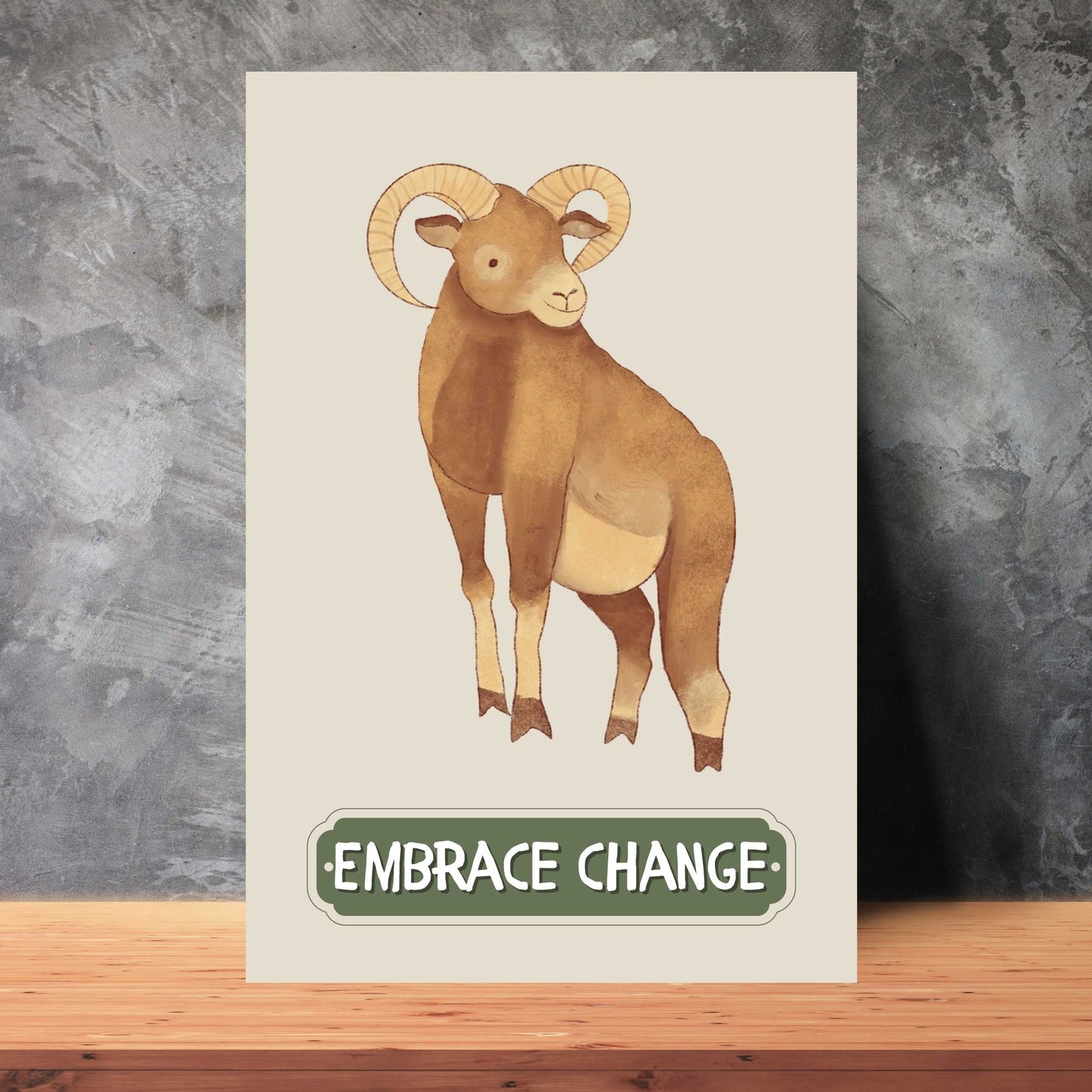 Embrace Change Goat Poster | S01
