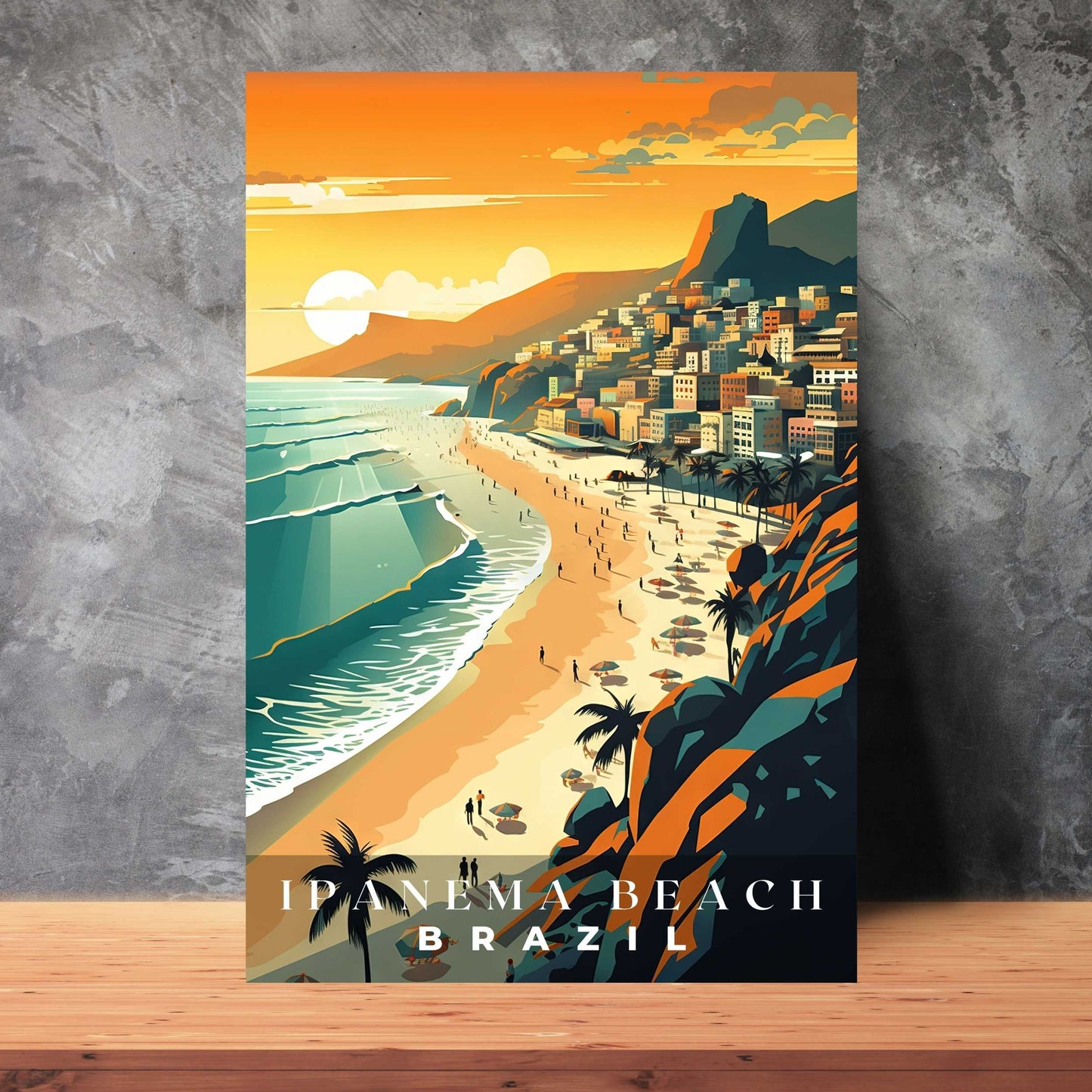 Ipanema Beach Poster | S01