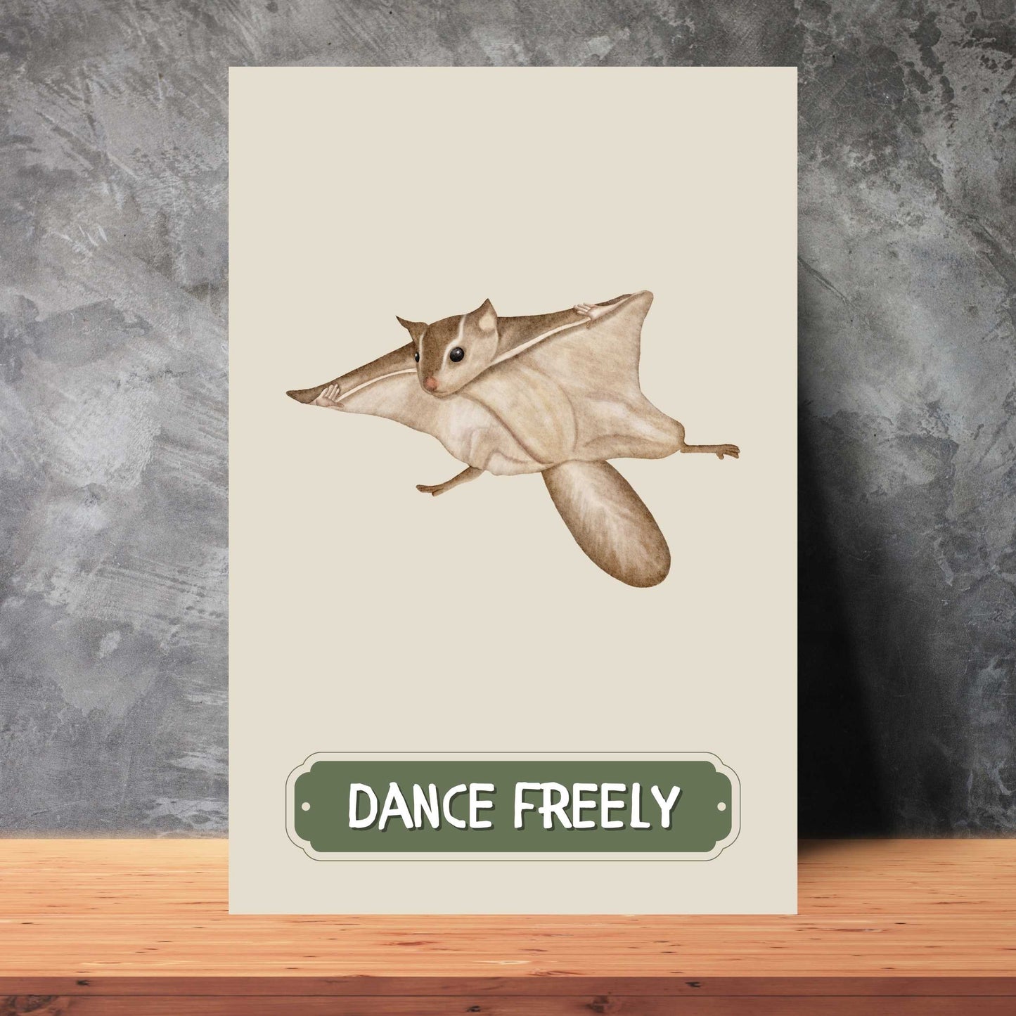 Dance Freely Sugar Glider Poster | S01