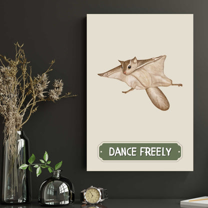 Dance Freely Sugar Glider Poster | S01