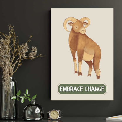 Embrace Change Goat Poster | S01
