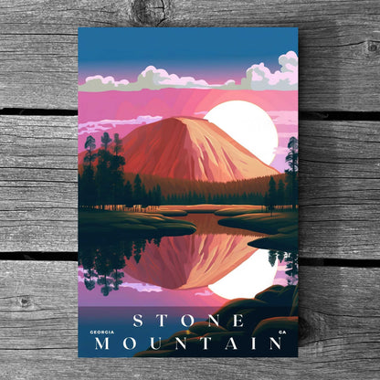 Stone Mountain Poster | US Travel | S01