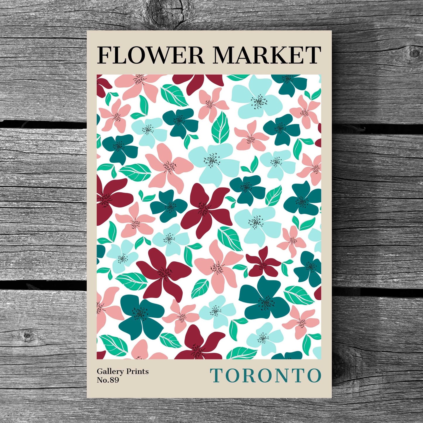 Toronto Flower Market Poster | S02