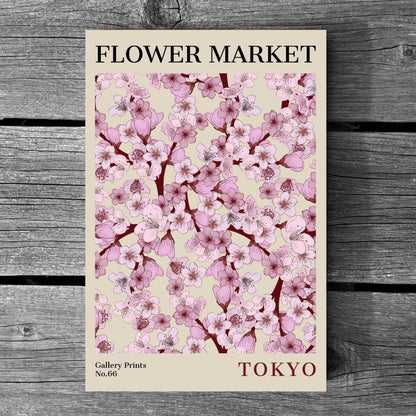 Tokyo Flower Market Poster | S02